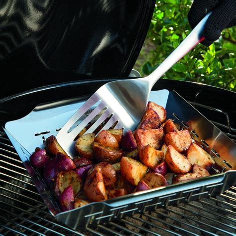 cooking vegetables on weber gas grill